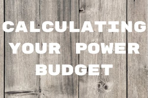 Calculating Your Power Budget Blog Post Title Graphic