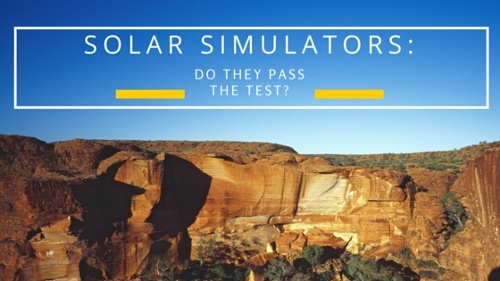 Solar Simulators Do They Pass The Test Title Graphic