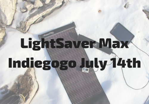 LightSaver Max Indiegogo July 14th Title Graphic