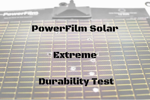 PowerFilm Extreme Durability Test Title Graphic