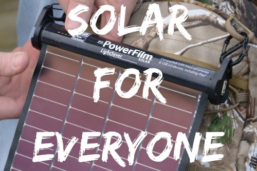 LightSaver Portable Solar Chargers: Simple Solar Power For Everyone