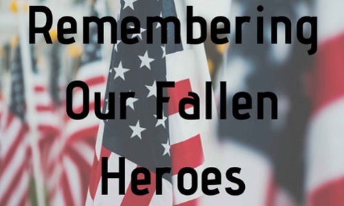 Remembering Our Fallen Heroes Title Graphic