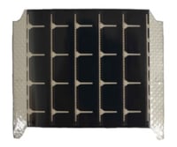Mini Electronic Component Solar Panel with tabs on the bottom