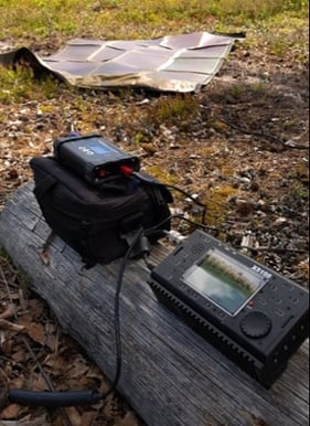 Buddipole PowerMini Charge Controller and PowerFilm Foldable Solar Panel