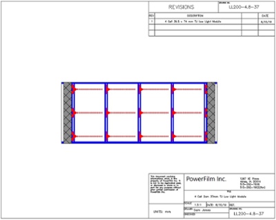 amorphous silicon thin-film electronic component solar panel design drawing