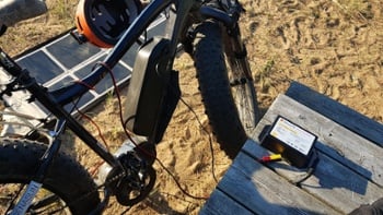 charging an ebike with solar