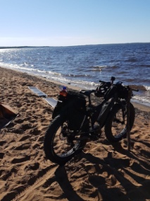 eBike on the beach