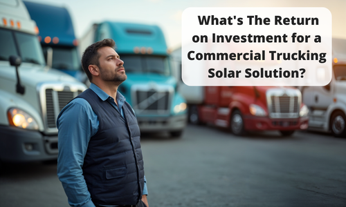 Blog Post 161  Whats The Return on Investment for a Commercial Trucking Solar Solution-1